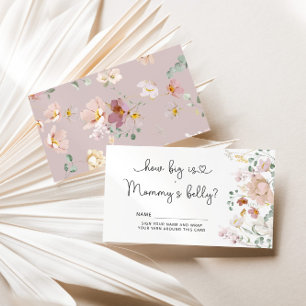 Wildflower: tamanho do cartão de campainhas de mam