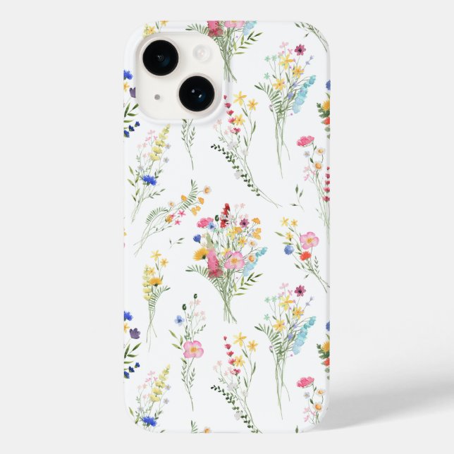  Wildflower Watercolor Floral Pattern (Verso)