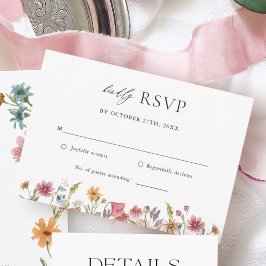 Wildflower Wedding RSVP
