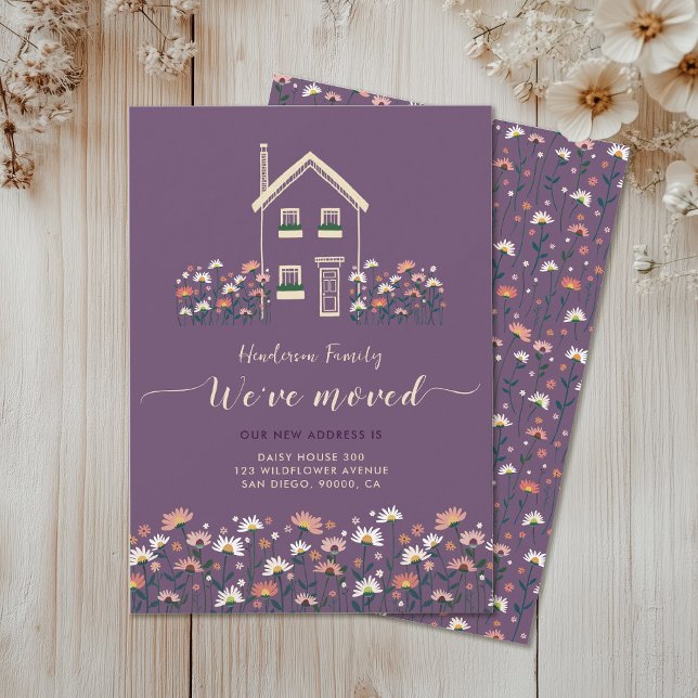 Wildflower Whimsical Nós Mudamos O Anúncio (Criador carregado)