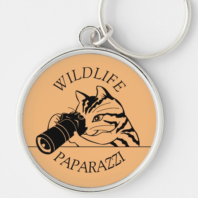 Wildlife Paparazzi - Chaveiro fotógrafo (Frente)