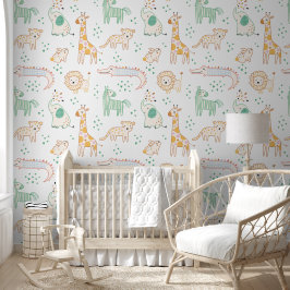 Wildlife Safari Cute Animal Patterno