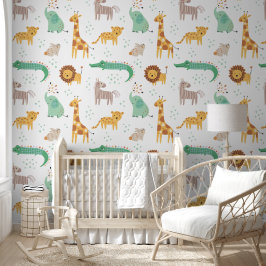 Wildlife Safari Cute Animal Patterno