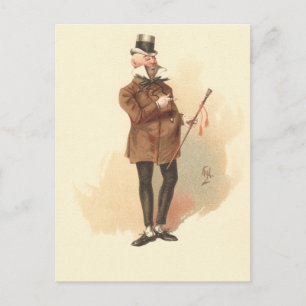 Wilkins Micawber David Copperfield Cartão postal