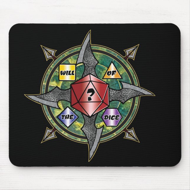 Will of the Dice mousepad (Frente)