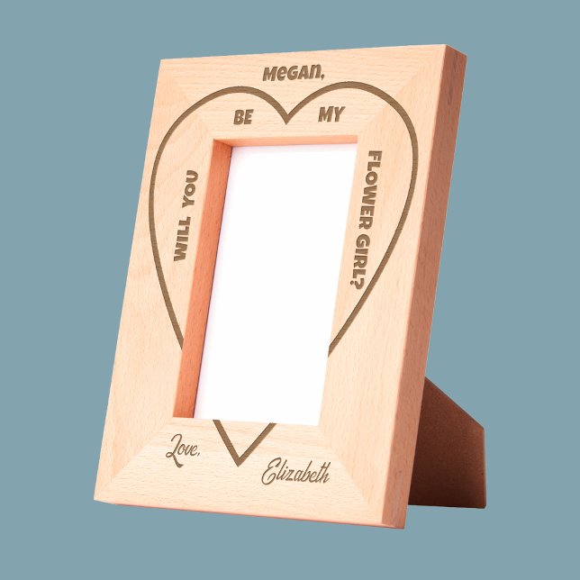 Will You Be My Flower Girl Frame (Criador carregado)