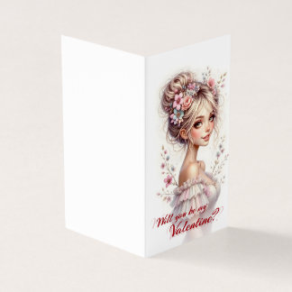 Will You Be My Valentine – Romantic Art Print