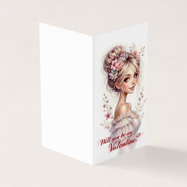 Will You Be My Valentine – Romantic Art Print (Exterior)