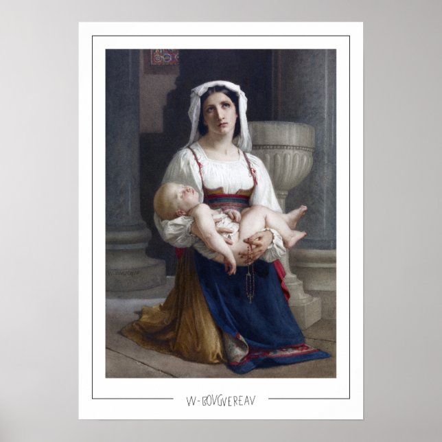 William-Adolphe Bouguereau Zedign Art Poster nº 17 (Frente)