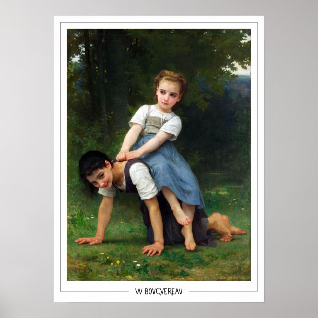 William-Adolphe Bouguereau Zedign Art Poster nº 19 (Frente)