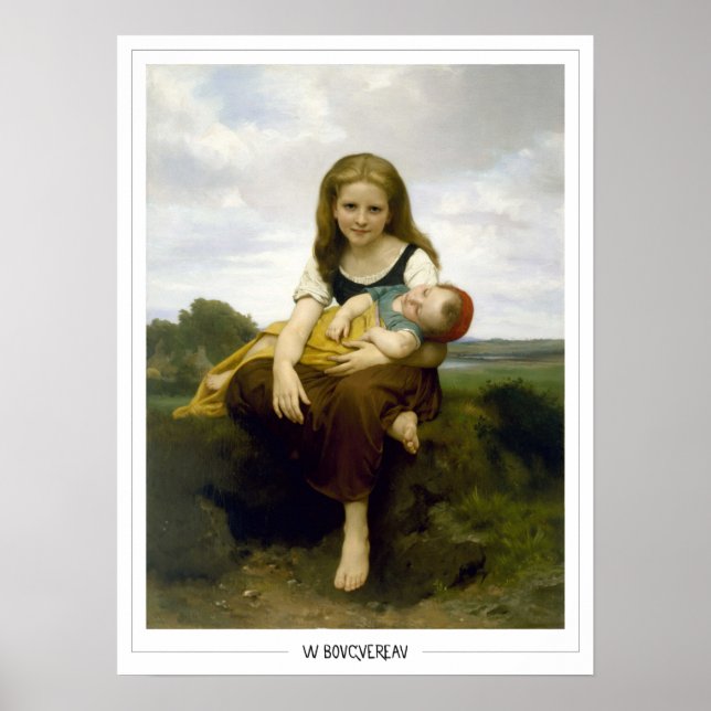 William-Adolphe Bouguereau Zedign Art Poster nº 9 (Frente)