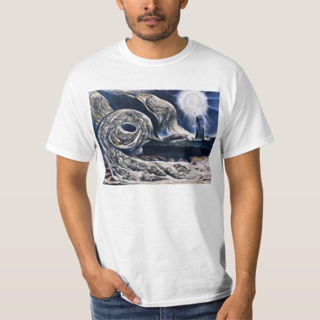 William Blake o t-shirt do remoinho dos amantes (Frente)