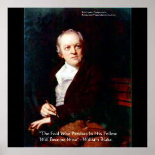 William Blake "Torne-se sábio" Posters de sabedori