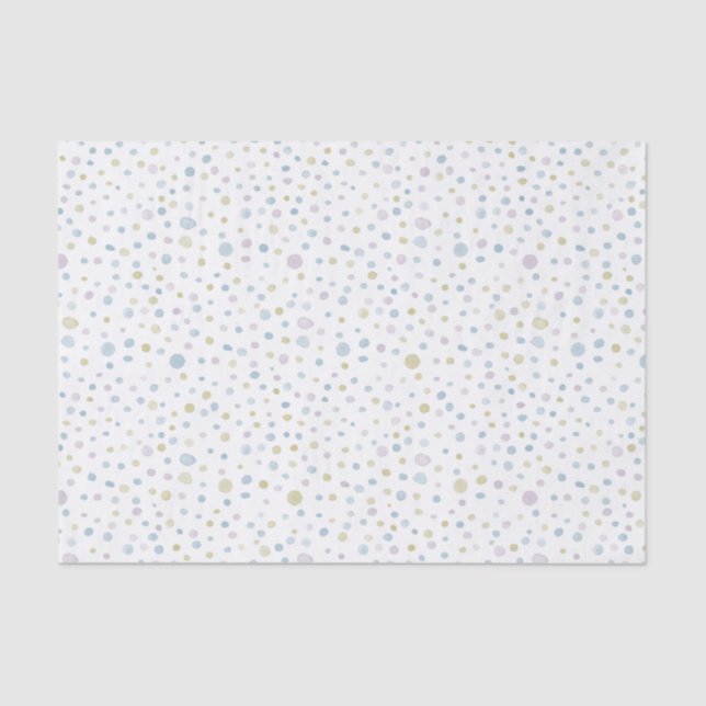 William Confetti Watercolor Dots - Papel Tecido (Frente )