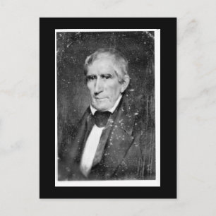 William Henry Harrison cartão postal de fotografia