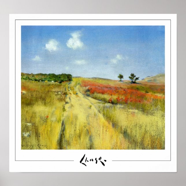 William Merritt Chase Zedign Art Poster nº 222 (Frente)