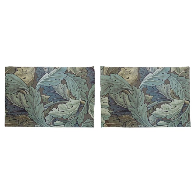 William Morris Acanthus Sage Flower Floral Botânic (Verso - conjunto)