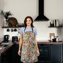 William Morris apron design floral