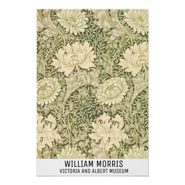 William Morris Art Impressão da exposição de Poste (Frente)