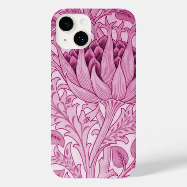 William Morris Artichoke Magenta Rosa (Verso)