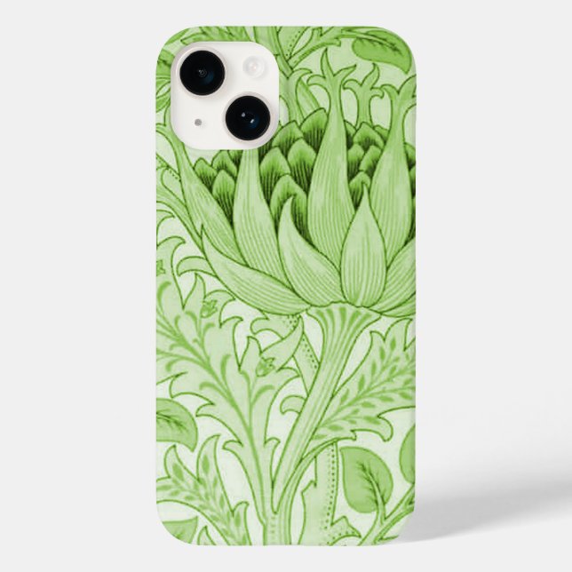 William Morris Artichoke Pale Green (Verso)