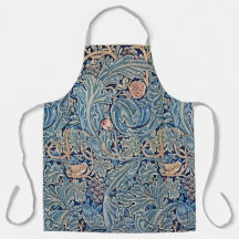 William Morris Belo Padrão Floral Cor-de-rosa Azul