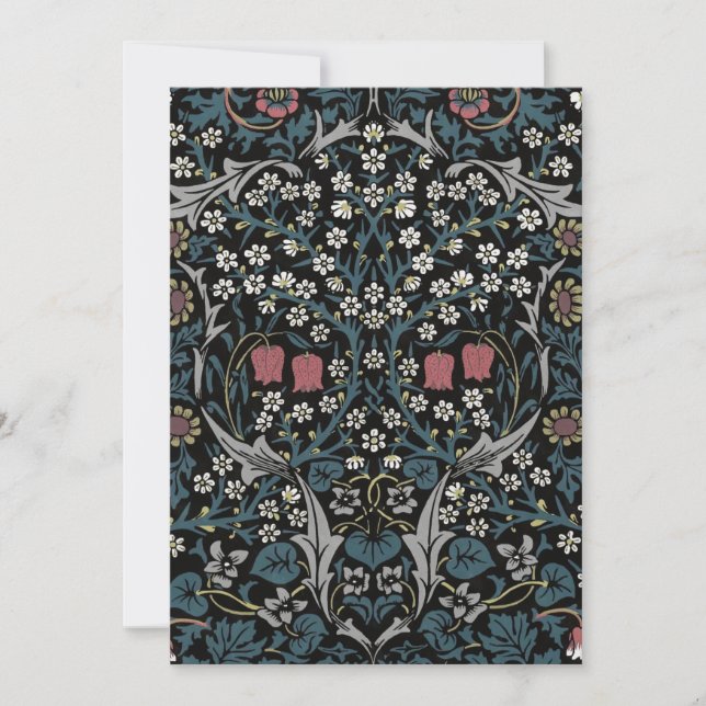 William Morris Blackthorn Floral Art Nouveau (Frente)