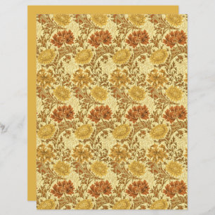 William Morris Chrysanthemums, Mostarda Dourada