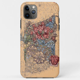 William Morris FLOWER DESIGN CAPA DE TELEFONE CASE