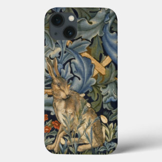 William Morris Forest Rabbit Floral Art Nouveau