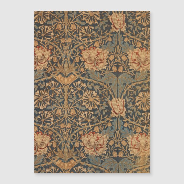 William Morris Honeysuckle Rich Wallpaper (Frente)