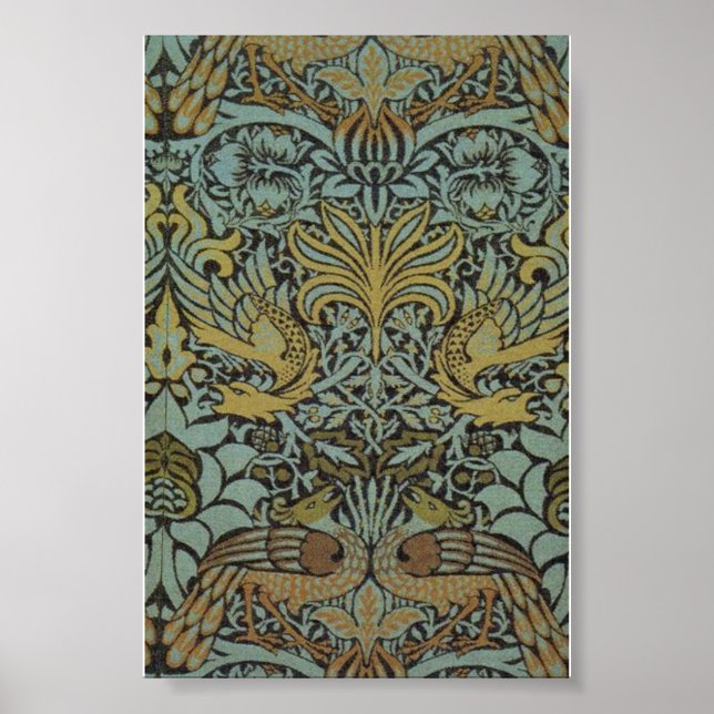William Morris, Impressão Pavão e Dragão (Frente)