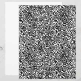 William Morris Indian, Black and White