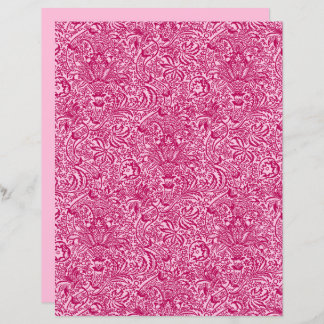 William Morris Indian, Fuchsia e Pastel Pink