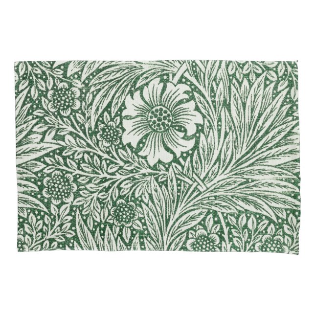 william morris marigold flor verde floral (Frente)