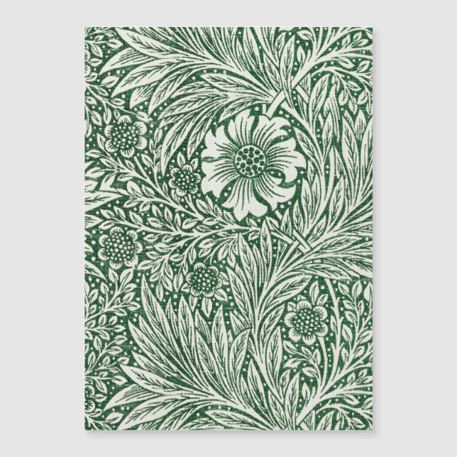 william morris marigold verde floral flor (Frente)