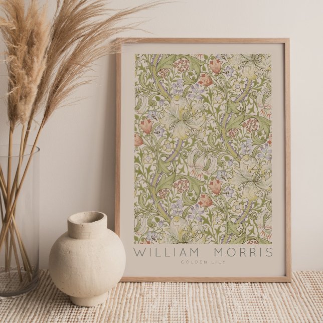William Morris Ouro Lily Wall Art Impressão (Criador carregado)
