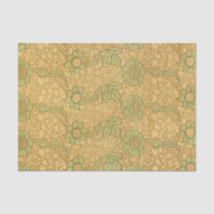 William Morris PATTERN EM Papel Tecido AMARELO