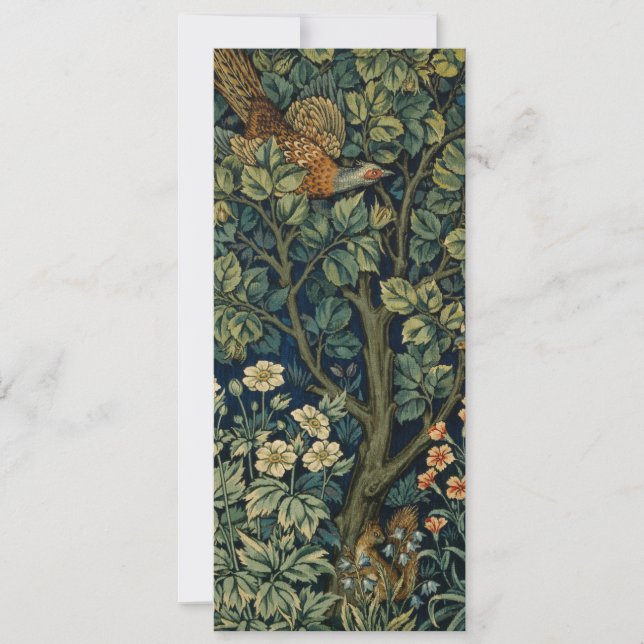 William Morris Pheasant Bird Tree Woodland (Frente)