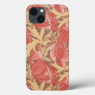 William Morris Poppies Floral Art Nouveau Pattern