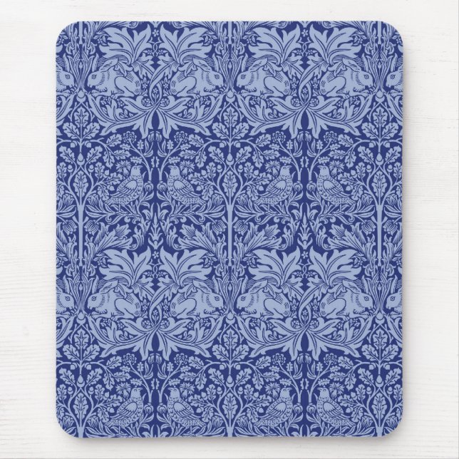 William Morris Rabbit Design Mousepad (Frente)