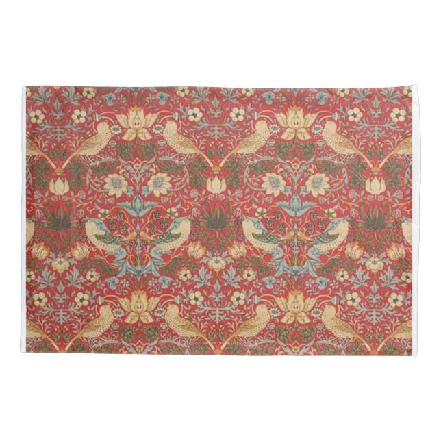 William Morris Red Strawberry Thef (Verso)