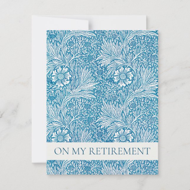WILLIAM MORRIS RETIREMENT CONVITE DE FESTAS (Frente)