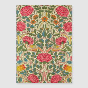 William Morris Rosa Floral Chintz Rosa