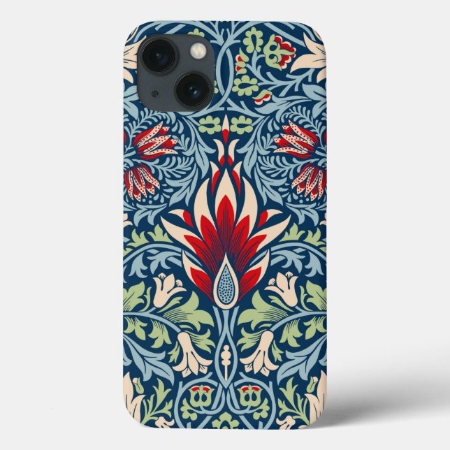 William Morris Snakeshead Fritillary Floral Design (Verso)