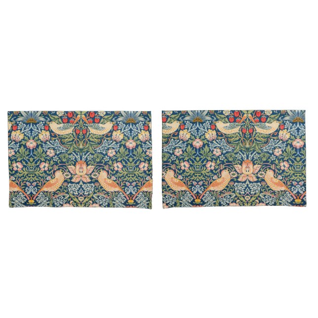 William Morris Strawberry Thef Set De Dois (Frente - conjunto)