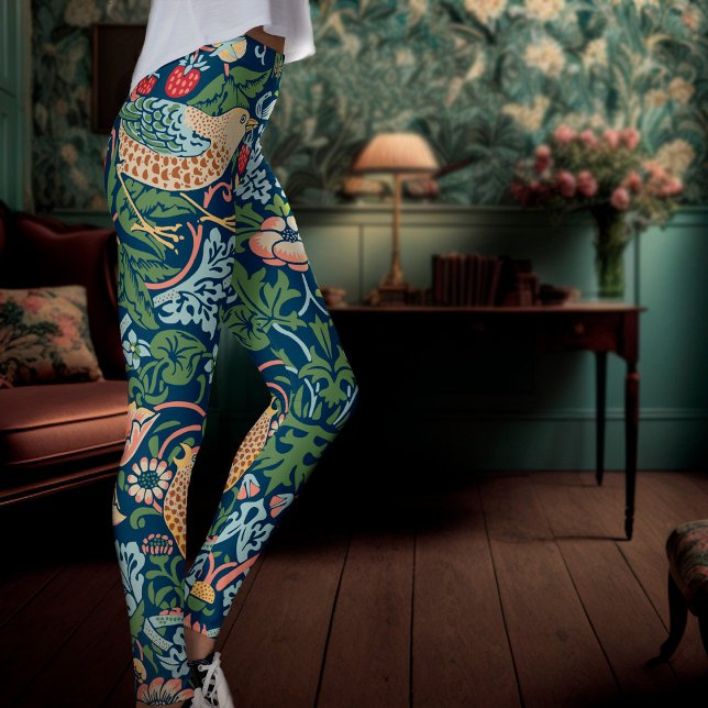 William Morris Strawberry Thief Leggings (Criador carregado)