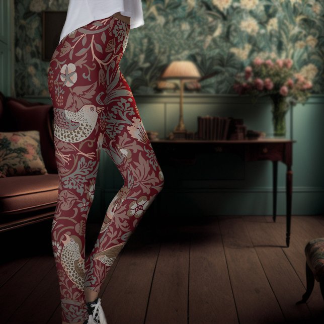 William Morris Strawberry Thief Leggings (Criador carregado)
