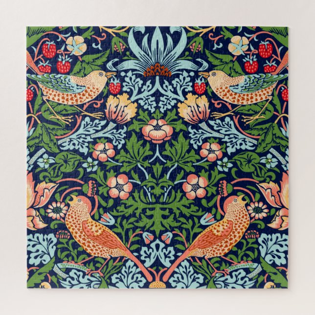 William Morris Strawberry Thief Quebra-cabeça (Vertical)