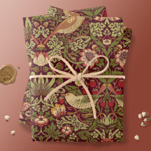 William Morris Strawberry Thief Wrappaper